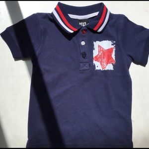 Boys Rock 3T Navy Polo